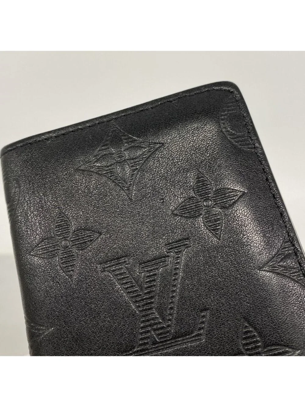 Louis Vuitton Card Case Monogram Shadow Pocket Organizer Black